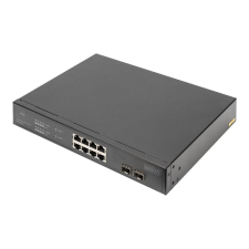 Digitus - switch - 8 ports - unmanaged - rack-mountable (DN-95341-1) hub és switch
