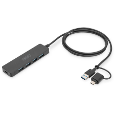 Digitus Switch Digitus USB 3.0 Hub 4-Port (DA-70236) hub és switch