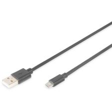 Digitus USB 2.0 Anschlusskabel, 1m, schwarz (AK-300110-010-S) kábel és adapter