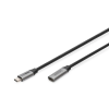  Digitus USB-3.0 Gen.1 USB Type-C extension cable M/F 1m Black