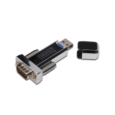 Digitus usb to serial adapter, rs232 black da-70155-1 kábel és adapter