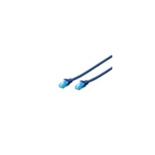 Digitus UTP CAT5e patch kábel 1 m (kék) kábel és adapter
