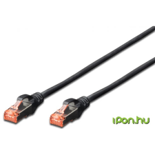 Digitus UTP Összekötő Fekete 3m DK-1644-030/BL kábel és adapter