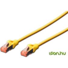 Digitus UTP Összekötő Sárga 50cm DK-1644-005-Y-10 kábel és adapter