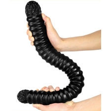  Dildo Big Tortos 55 x 5.5cm fekete műpénisz, dildó