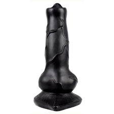  Dildo Dog Cock 12 x 4cm fekete műpénisz, dildó