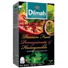 Dilmah fekete tea, Maracuja-Gránátalma, 20x1,5 g tea