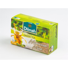 Dilmah Zöld tea, 20x1,5g, DILMAH, "Marokkói menta" tea