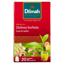  DILMAH ZÖLD TEA LICSI GYÖMBÉR 20DB tea