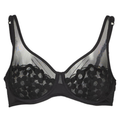 DIM Telekosarasok GENEROUS MOD BRODERIE Fekete 85D