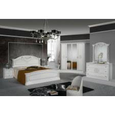 Dima DI Vera hálószoba - fehér, 160x200 cm ággyal, 6-ajtós szekrénnyel bútor