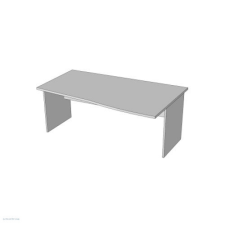 Dimex Íróasztal, íves, panellábbal F-122.I 100/80, méret:135 x 100/80 x 75 mm, J íróasztal