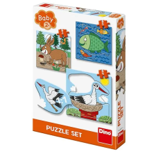 Dino Állatok: Hol élnek 3-5 puzzle, kirakós