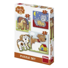  Dino Babypuzzle 3-5 db puzzle, kirakós