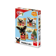 Dino bébi puzzle Bing és barátai 3 az 1-ben puzzle, kirakós