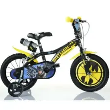 Dino Bikes Batman fekete kerékpár 14-es méretben gyermek kerékpár