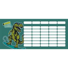 Dino Cool órarend (18x8 cm) órarend