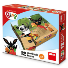 Dino Fa mesekocka 12 db - Bing puzzle, kirakós