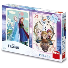 Dino Frozen: Anna és Elsa 2 × 77 db puzzle, kirakós