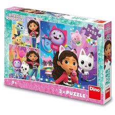 Dino Gabi: ünnep, 3×55 db puzzle, kirakós