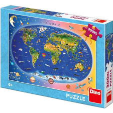 Dino Gyermek térkép puzzle, kirakós