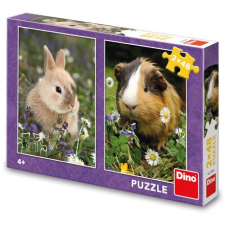 Dino Nyuszi és tengerimalac 2 × 48 darab (8590878381681) puzzle, kirakós