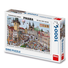 Dino Óvárosi tér puzzle, 1000 darab puzzle, kirakós