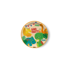 Dino Party tányér - 22,7 cm, 8 db / csomag party kellék