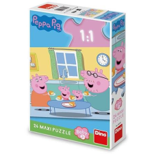 Dino Peppa Pig ebéd 24 maxi puzzle (8590878350243) puzzle, kirakós