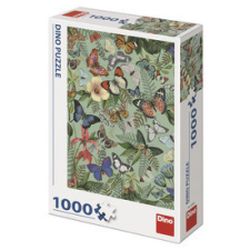 Dino : Puzzle 1000 db - lepkék puzzle, kirakós