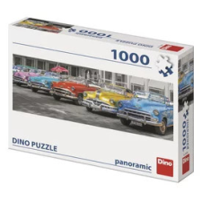  Dino Puzzle 1000 db panoráma - autótalálkozó puzzle, kirakós