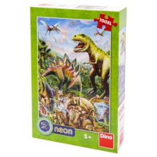 Dino Puzzle 100 db XL - Dínók világa puzzle, kirakós