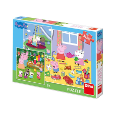  Dino Puzzle 3X55 db - Peppa (51543) puzzle, kirakós
