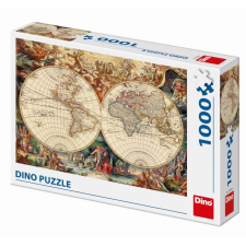  Dino puzzle - történelmi térkép 1000 darab puzzle, kirakós