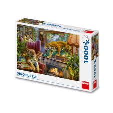 Dino Puzzle Z obrazu: Tygři 1000 dílků puzzle, kirakós