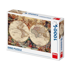 Dino Történelmi világtérkép 1000 darabos puzzle puzzle, kirakós