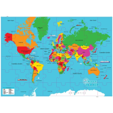  DINO: Világtérkép magyarul 82 darabos puzzle (62225) puzzle, kirakós