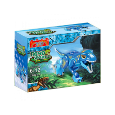  Dino World dinoszaurusz építőjáték - Kék Tyrannoszaurusz Rex barkácsolás, építés