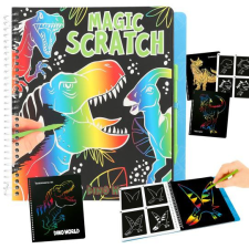 Dino World Magic-Scratch könyv kreatív és készségfejlesztő