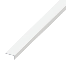 DINOCOOP L-PROFIL, PVC FEHÉR 16X19X1,3 1M barkácsolás, csiszolás, rögzítés