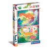  Dinoszaurusz Funny 2x20 db-os puzzle Clementoni