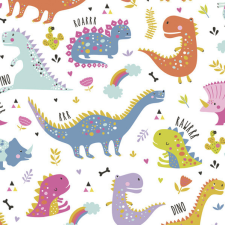 Dinoszaurusz Funny szalvéta 20 db-os 33x33 cm party kellék