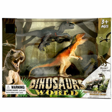 Dinoszaurusz műanyag figura 2db-os szett dobozban játékfigura