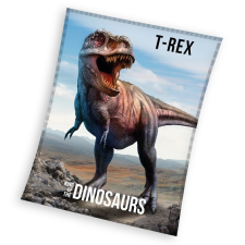 Dinoszaurusz T-Rex coral fleece polár takaró 130x170cm lakástextília
