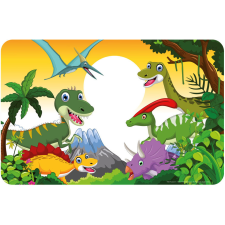  Dinoszaurusz World tányéralátét 43x28 cm konyhai eszköz
