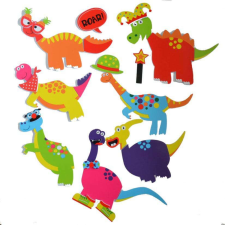 Dinoszauruszok matricák - játszókészlet a fürdőszobába matrica