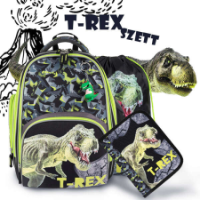 Dinoszauruszos ergonomikus iskolatáska SZETT - T-REX iskolatáska