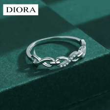 Diora Infinity Symbol gyűrű, ezüst, 7-es méret gyűrű