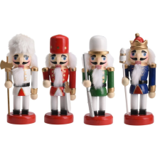  Diótörő figura fa akasztós M10cm dekorációs kellék