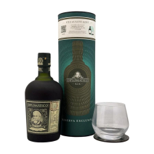  Diplomatico Exclusiva rum díszdobozban pohárral és alátéttel DRS (0,7L / 40%) rum